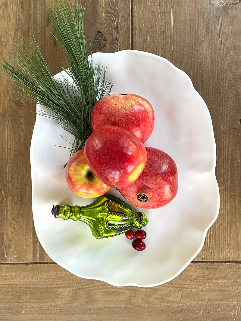 Nube White Melamine Cloud Platter by Beatriz Ball