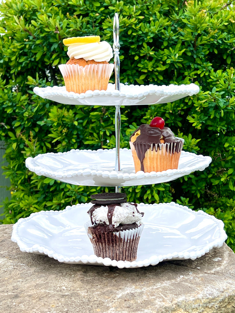 Vida Alegria Triple Tier Server by Beatriz Ball