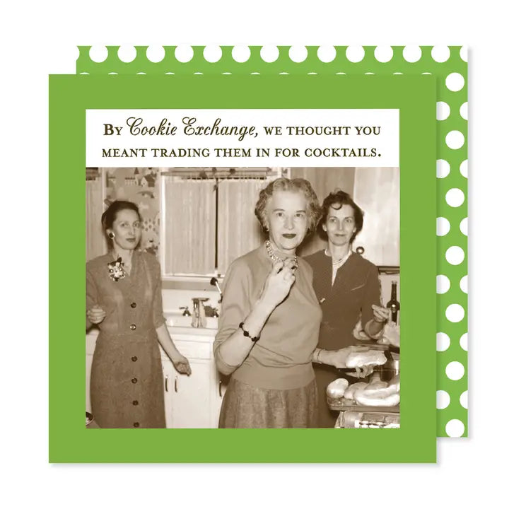 Spirited Holiday Cocktail Napkins, 3 styles