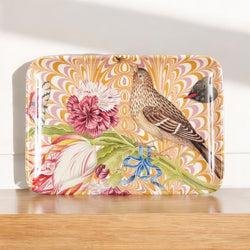 Woodland Bird and Bouquet Valet Tray