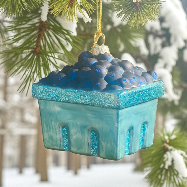 pint of blueberries ornament by Cody Foster