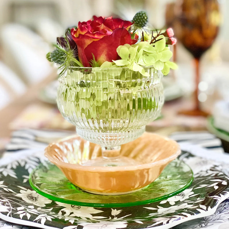 Pedestal Coupe Glass Bowls by Bomshbee, 3 styles