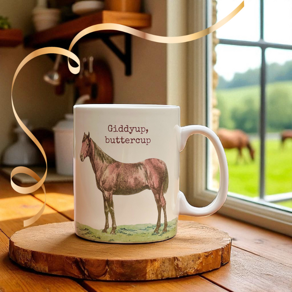 Giddyup, Buttercup Stoneware Mug