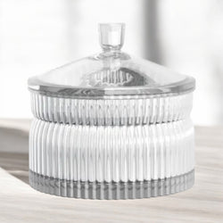 Heavy Ribbed Candy Keepsake Jar by Bomshbee