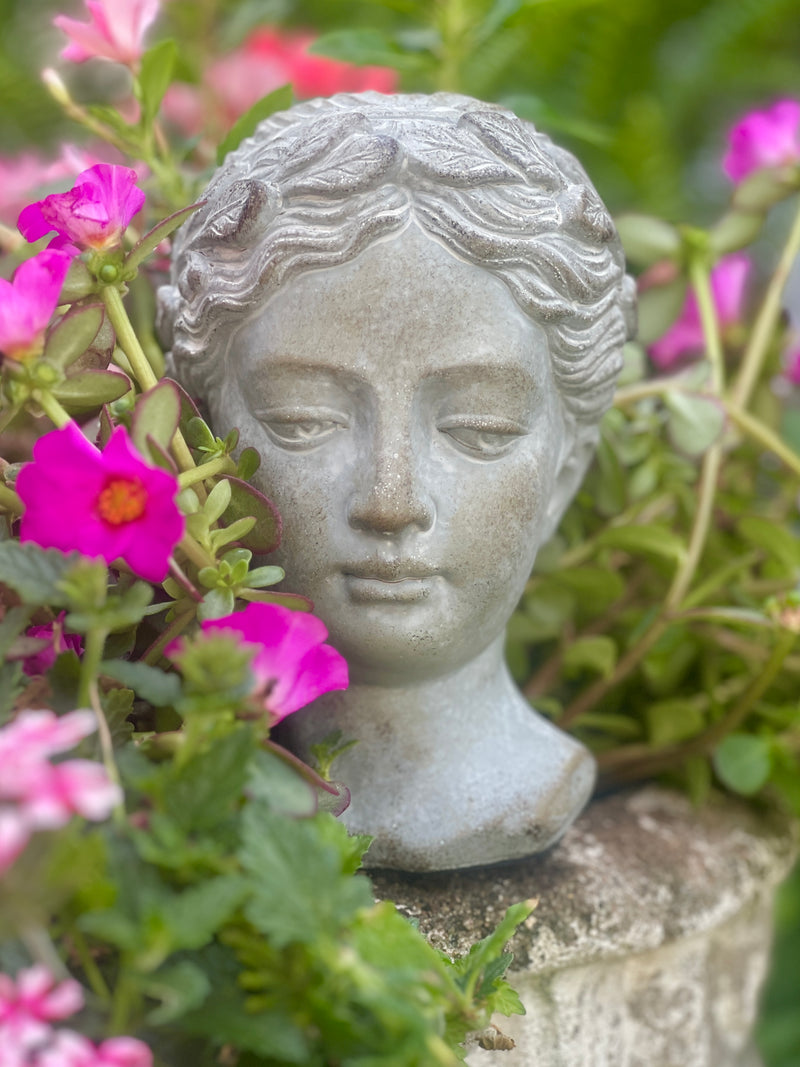 NEW! Small Cement Goddess Sculpture