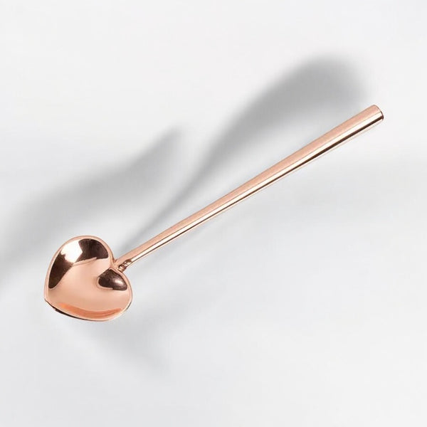 Rose Gold Heart Spoon