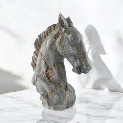 Statuesque Horse Head Bust