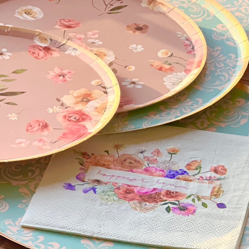 Patisserie Paper Plates and Napkins by Josi James