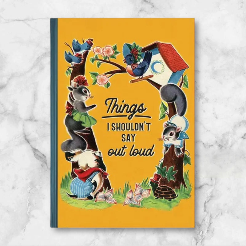 Fun Vintage Inspired Hardcover Journals, 5 styles