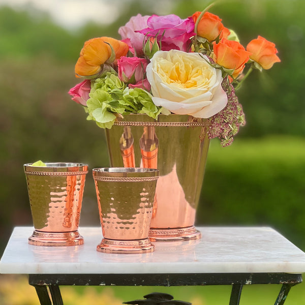 Copper Bead Vase