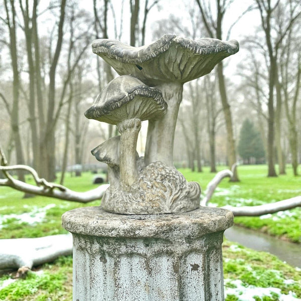 Concrete Mushroom Trio Speciman