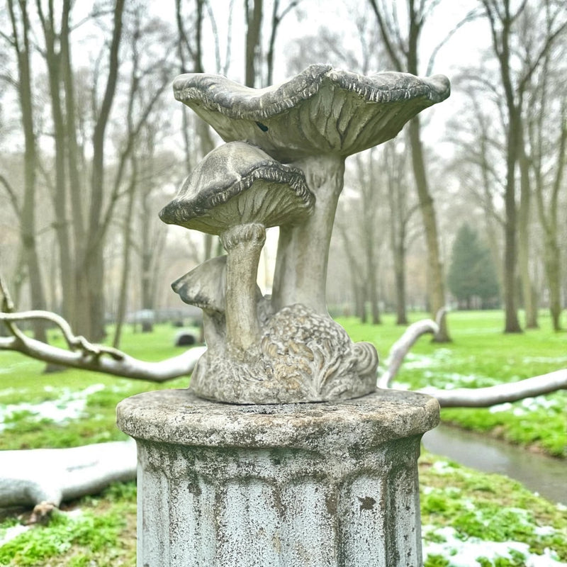Concrete Mushroom Trio Speciman