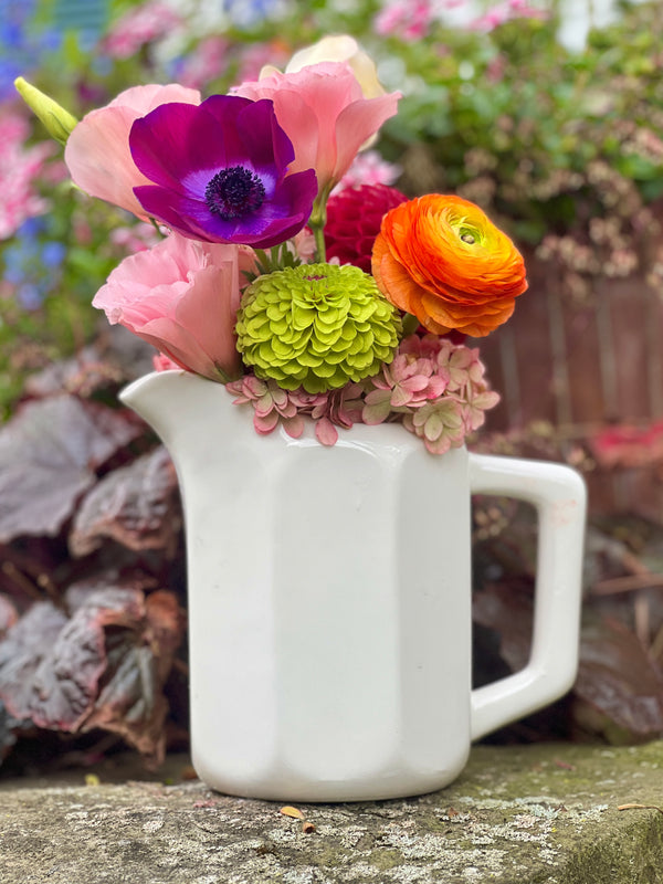 Vintage Inspired Ironstone Pitcher