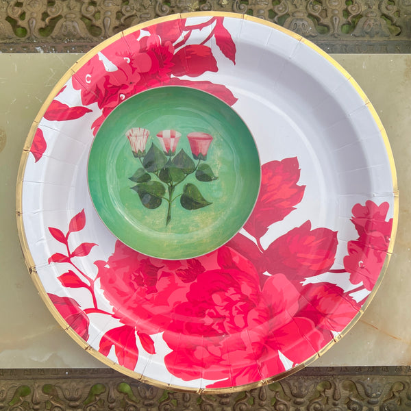 Festival of Flowers Petit Enamel Display Dish