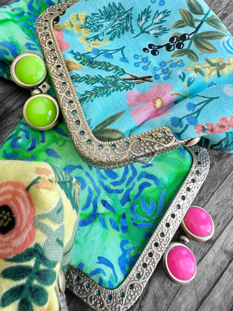 Petit Floral Clutch Coin Purses by Kiki and Syds, Assorted