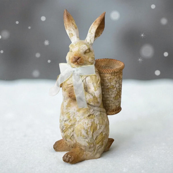 Standing Rabbit with Basket