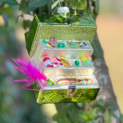 Fisherman's Tackle Box Gift Ornament