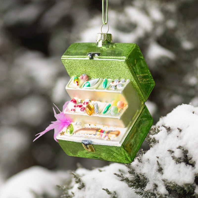 Fisherman's Tackle Box Gift Ornament