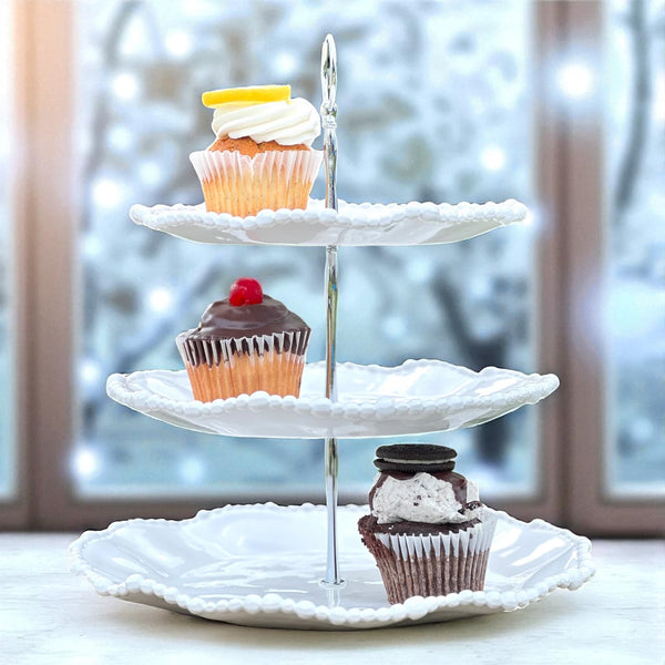 Vida Alegria Triple Tier Server by Beatriz Ball