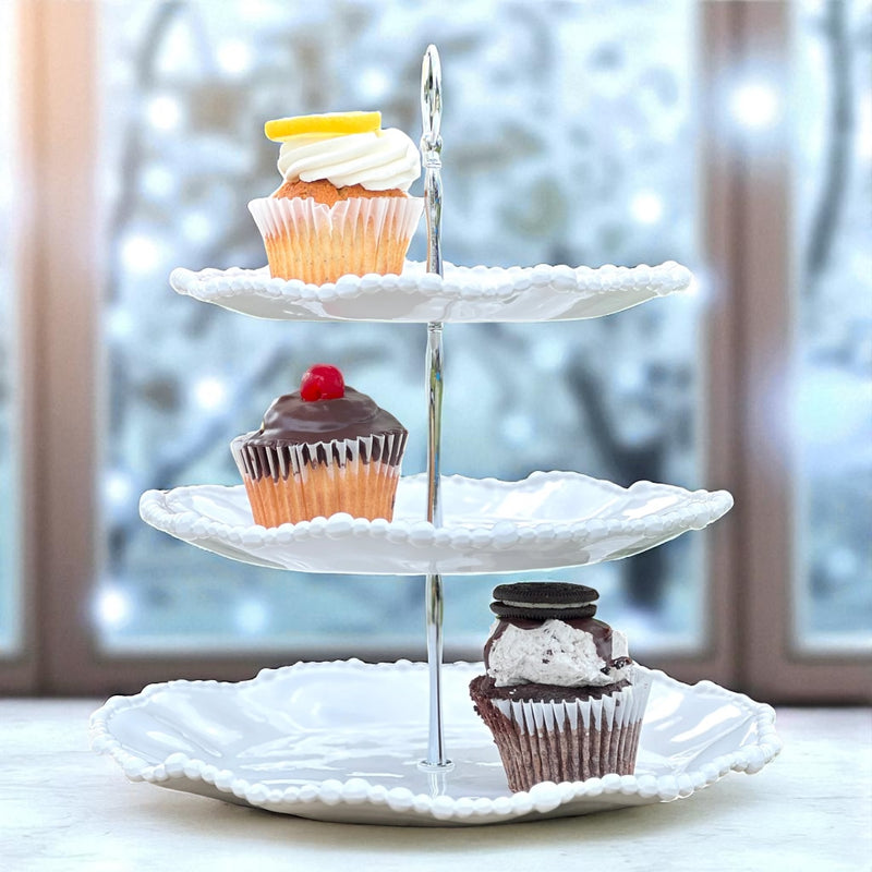 Vida Alegria Triple Tier Server by Beatriz Ball