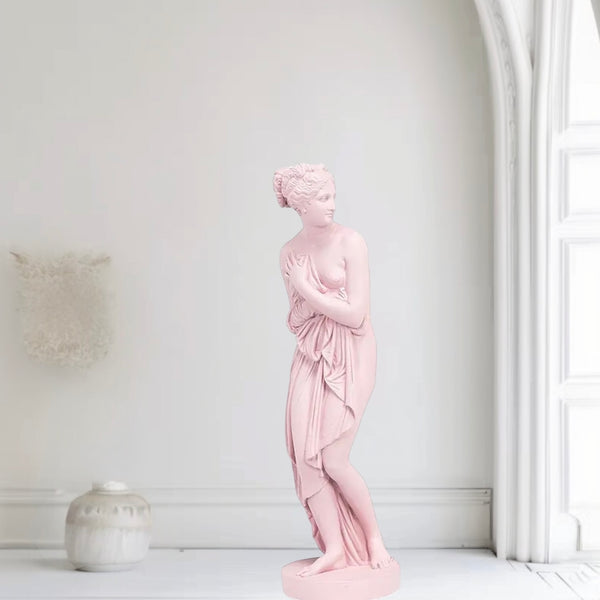 Standing Venus Sculpture in Pink