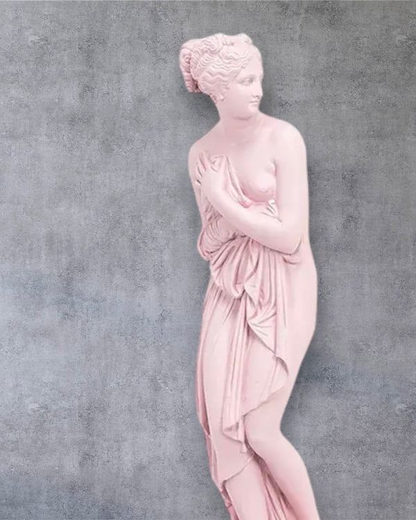 Standing Venus Sculpture in Pink