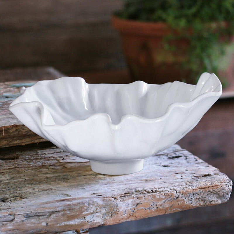 Vida Bloom White Melamine Medium Bloom Bowl By Beatriz Ball